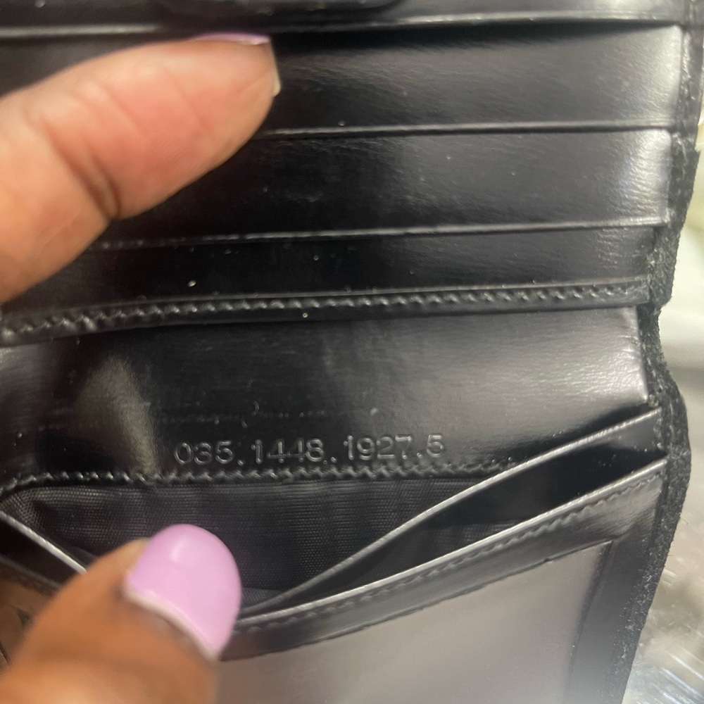 Gucci Black Suede Wallet - Picture 5 of 7